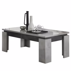 Altobuy 3663738208710, Table basse, Forme rectangulaire, Gris