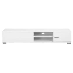 Altobuy - paradise - Meuble tv 2 Portes 180cm Blanc - Blanc