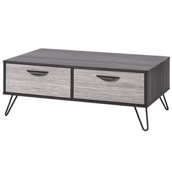 Altobuy 3663738224130, Table basse, Forme rectangulaire, Gris