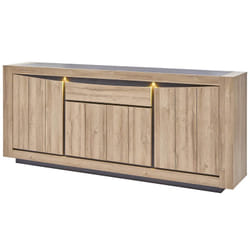 Horatio - Buffet 4 Portes 1 Tiroir avec Eclairage Led