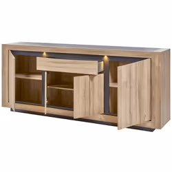 Horatio - Buffet 4 Portes 1 Tiroir avec Eclairage Led