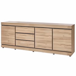 Altobuy - massire - Ensemble Séjour xl avec Table 170cm - Marron clair