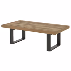 Altobuy 3663738231008, Table basse, Forme rectangulaire, Marron