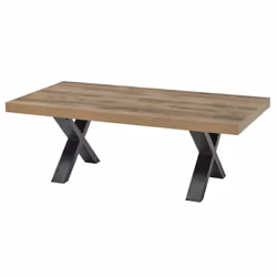Altobuy 3663738231015, Table basse, Forme rectangulaire, Marron