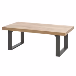 Altobuy 3663738231084, Table basse, Forme rectangulaire, Marron
