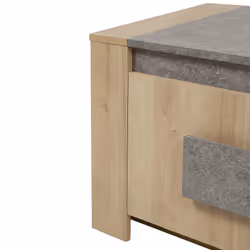Altobuy - fanny - Meuble tv 2 Portes Aspect Bois et Pierre - Vue supplémentaire 4