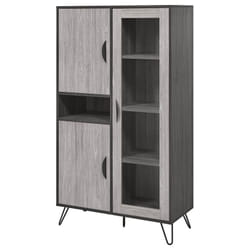 Altobuy - asca - Argentier 3 Portes + Niche Centrale - Gris