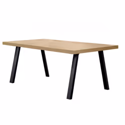 CARSON - Ensemble Buffet + Table 230cm Piètement Métal A