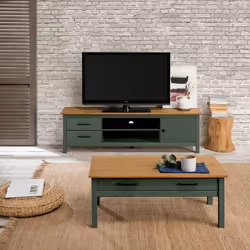 Altobuy 3663738304290 Support TV et centre de divertissement 2 tiroir(s)