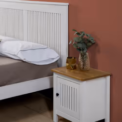 Altobuy 3663738304337 Table de nuit et table de chevet Blanc
