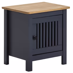 Altobuy 3663738304399, Table de chevet, Gris, Bois, 460 mm, 350 mm, 500 mm