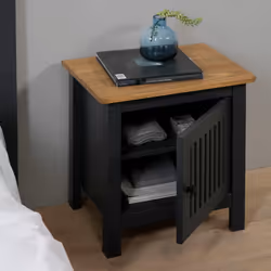 Altobuy 3663738304399 Table de nuit et table de chevet Gris