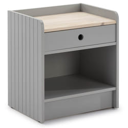 Altobuy 3663738304559 Table de nuit et table de chevet 1 tiroir(s) Gris