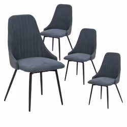 Altobuy 3663738305488, Tissu, Bleu, Métal, Métal, Intérieure, Undy