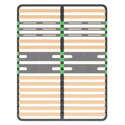 Altozone - Sommier 2x16 Lattes 160x200cm