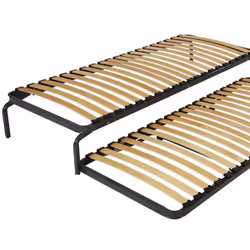 Altobuy - duo gigogne - 2 Sommiers 20 Lattes 70x190 - Bleu