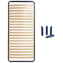 Altobuy - altolattes - Pack Sommier 20 Lattes 80x190cm + Pieds bleus - Bleu