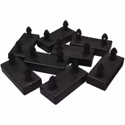 Lot de 8 embouts noirs pour lattes de sommier AltoLattes. Pratique pour remplacer des embouts usagés de votre sommier, ce lot ...