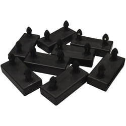 Altobuy - altolattes - Lot de 8 Embouts Noirs pour sommier Altolattes