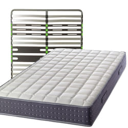 Altobuy - silhouette - Pack Matelas + AltoZone 140x190 - Blanc