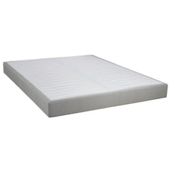 Altobuy - tapikit - Sommier Tapissier Démontable 140x190cm 2x20 Lattes Gris Lin - Blanc
