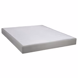 Altobuy - tapikit - Sommier Tapissier Démontable 2x20 Lattes 140x190cm Lin + Pieds Bois 15cm - Blanc
