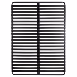 Altobuy - titanium 22 - Pack Sommier 2x22 Lattes 140x190cm + 5 Pieds - Gris anthracite