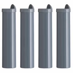 Altobuy - titanium 22 - Pack Sommier 2x22 Lattes 160x200cm + 5 Pieds - Gris anthracite