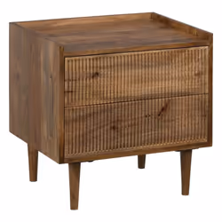 Altobuy 3663738509251, Table de chevet, 2 tiroir(s), Bois, 500 mm, 400 mm, 500 mm