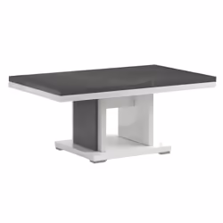 Altobuy 3663738509640, Table basse, Forme rectangulaire, Gris