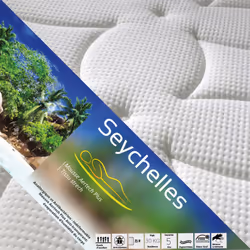 Altobuy - seychelles - Pack Matelas + Lattes 160x200 - Blanc - Vue supplémentaire 4