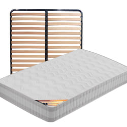 TAHITI - Pack Matelas + Lattes 140x190