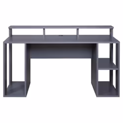 Altobuy - mario - Pack Bureau Gamer et Caisson Verouillable Anthracite - Gris anthracite