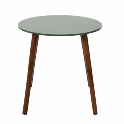 Altobuy - vossa - Duo de Tables Gigognes Coloris Vert et Motif Forêt - Marron foncé - Vue supplémentaire 6