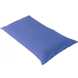 FRESH - Taie d'Oreiller 60x60cm Bleu Azur Imperméable et Respirante