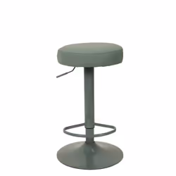 Smido - Lot de 2 Tabourets Réglables Simili Vert - Vert