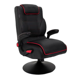 Altobuy - rayso - Fauteuil de Bureau Rabattable Noir et Rouge