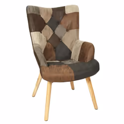 Altobuy 3663738594202, Fauteuil, Polyester, Melo, 650 mm, 740 mm, 1000 mm