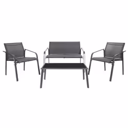 Altobuy 3663738594288, Gris, Charbon de bois, Fer, 1100 mm, 710 mm, 220 mm, 27,2 kg