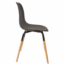 Altobuy - verana - Ensemble Table en Verre + 4 Chaises pp Noir - Noir - Vue supplémentaire 7