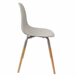 Altobuy - verana - Ensemble Table en Verre + 4 Chaises pp Gris - Vue supplémentaire 7