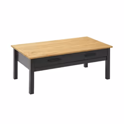 Altobuy 3663738595681, Table basse, Forme rectangulaire, Bleu