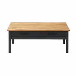 Altobuy 3663738595681 Table à café, latérale et de salon Table basse Forme rectangulaire