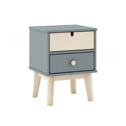 Altobuy 3663738595940 Table de nuit et table de chevet 2 tiroir(s) Vert