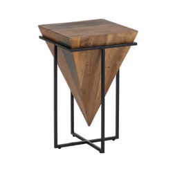 Altobuy 3663738596343, Table basse, Forme carrée, Marron