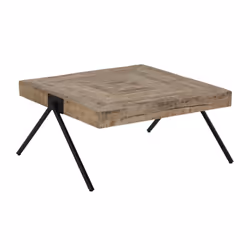 Altobuy 3663738596572, Table basse, Forme rectangulaire, Marron