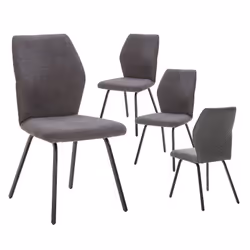 Altobuy 3663738596916, Tissu, Gris, Charbon de bois, Métal, Intérieure, Jasda, 470 mm