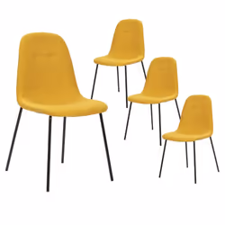 Altobuy 3663738597067, Tissu, Jaune, Métal, Intérieure, Marbie, 450 mm