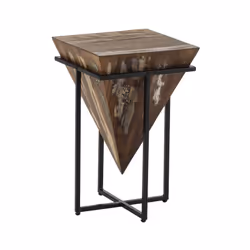 Altobuy 3663738598552 Table à café, latérale et de salon Table basse Forme carrée