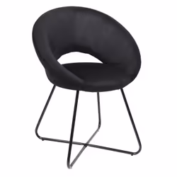 Altobuy 3663738598750, Fauteuil, Velours, Konae, 670 mm, 520 mm, 840 mm